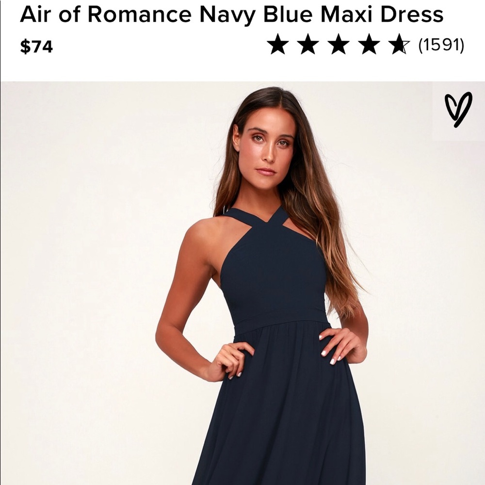 NAVY BLUE LONG FORMAL DRESS